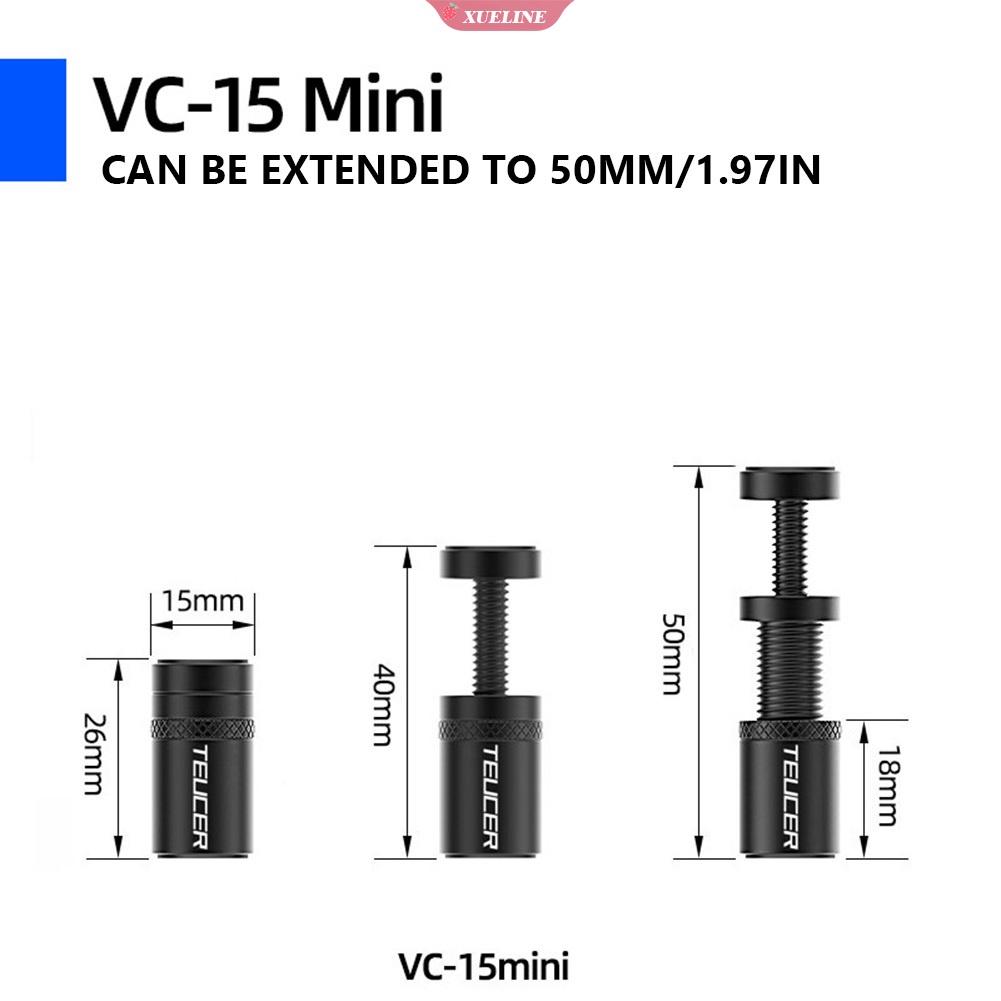 Vc-15 Bracket Stand Holder Kartu Grafis GPU Teleskopik Rotasi Putar Bahan Aluminum Alloy