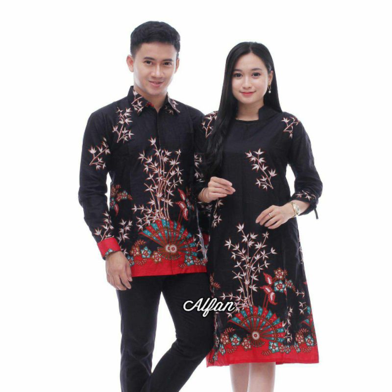 CJB2 Atasan batik couple pria wanita kemeja tunik| Super JUMBO M-10XL | motif KIPAS big size katun ORI