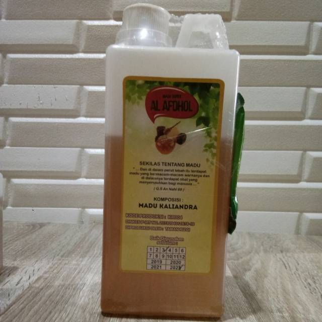 

MADU MURNI KALIANDRA ALAFDHOL 1 KG