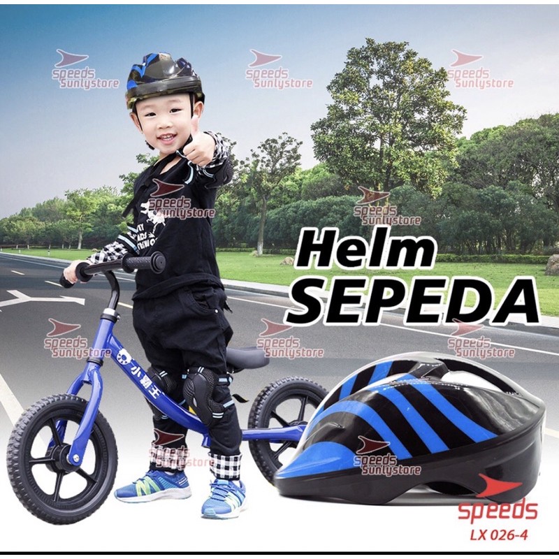 Helm Sepeda Anak kualitas bagus umur 3 - 12 tahun busa empuk buat BMX lipat cycling helmet fot kids-6