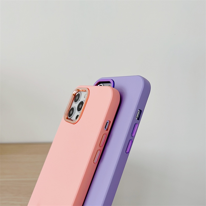 Hard case Bahan PP Warna Polos Untuk Iphone 11 12 13PROMAX X XS XR XSMAX 6 / 7 / 8 plus