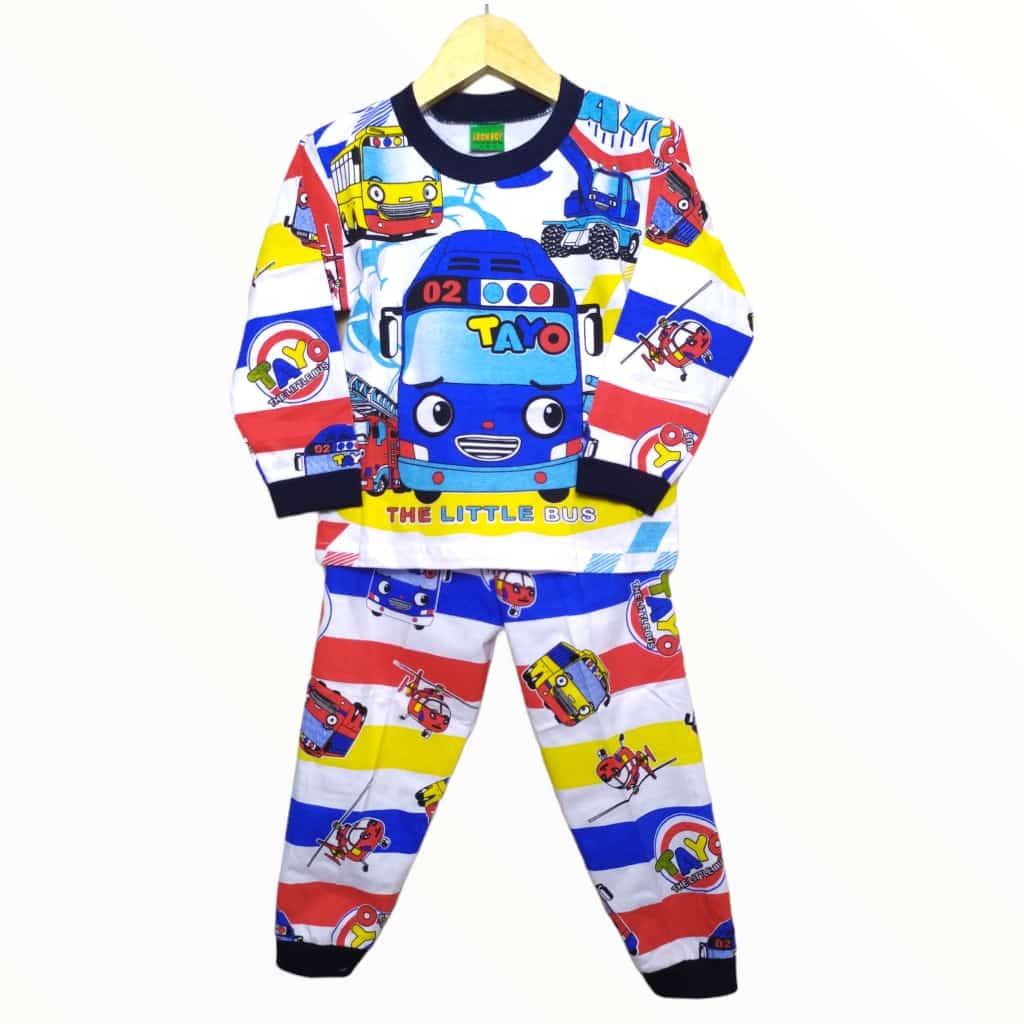 SETELAN FULL PRINT TAYO | BAJU ANAK FULLPRINT | BAJU ANAK LAKI LAKI DAN PEREMPUAN