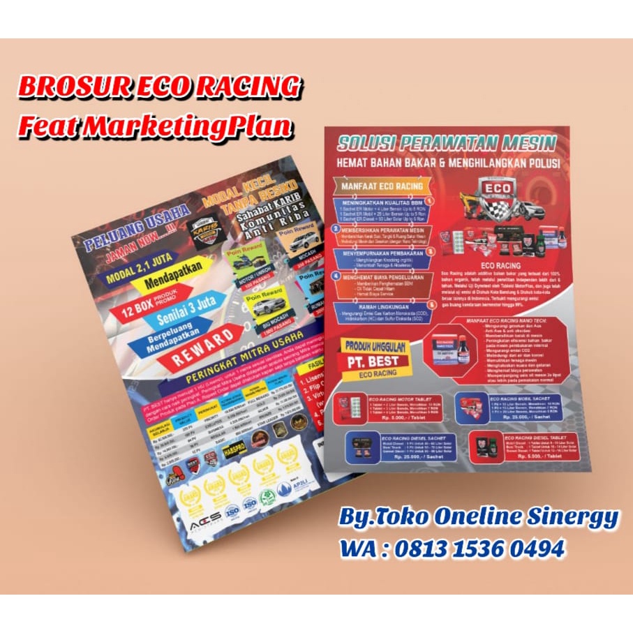 BROSUR ECO RACING & MARKETING PLAN / 50 LEMBAR