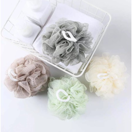 PREMIUM SHOWER PUFF - Spon Mandi Bulat Bath Sponge Spons warna Pastel