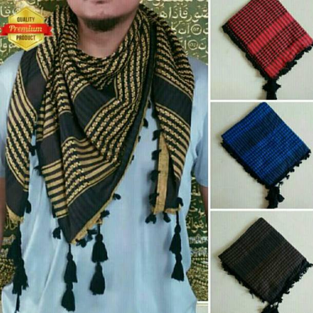 Sorban Arab Premium Murah/Sorban Gaul/Sorban Palestina