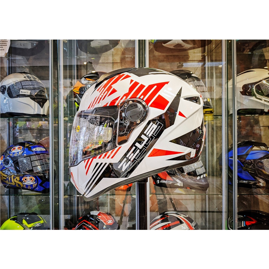 HELM ZEUS 811 WHITE/AL28 BLACK