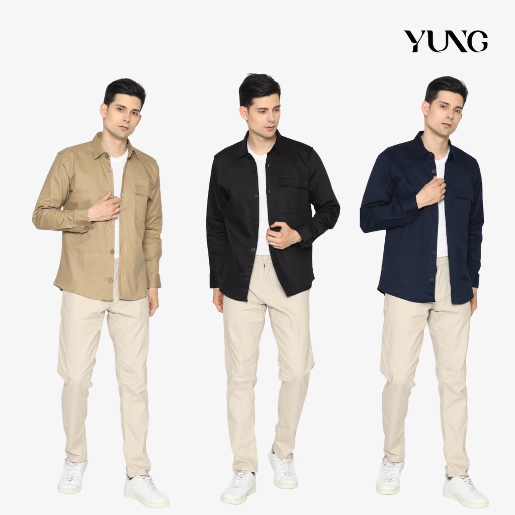Kemeja Canvas Overshirt YUNG