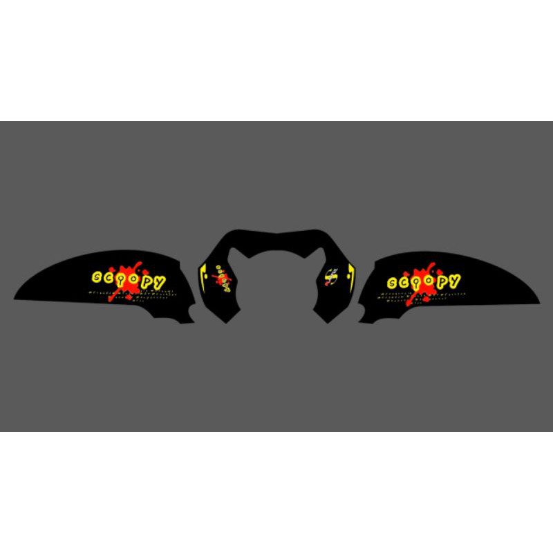 striping all new Scoopy bercak original list