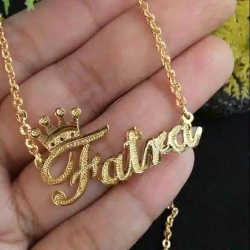 KALUNG NAMA TITANIUM /KALUNG NAMA UKIR /KALUNG NAMA GOLD