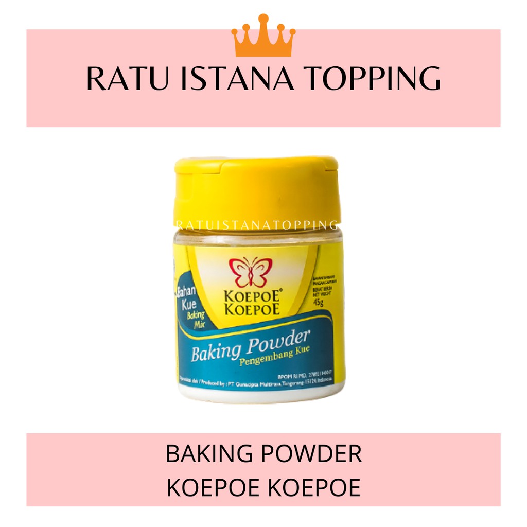 

BAKING POWDER KOEPOE KOEPOE 45 GR