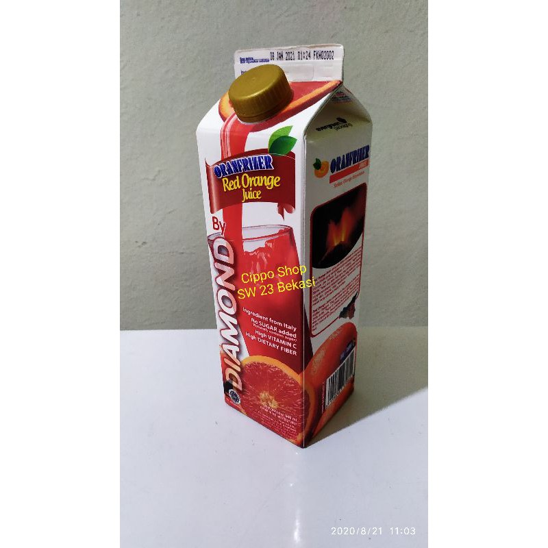 

RED ORANGE Juice Diamond 946 ml, Tanpa Tambahan Gula