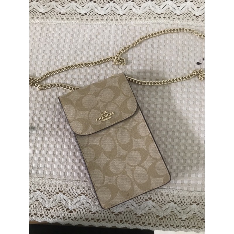 Preloved coach phone sling bag