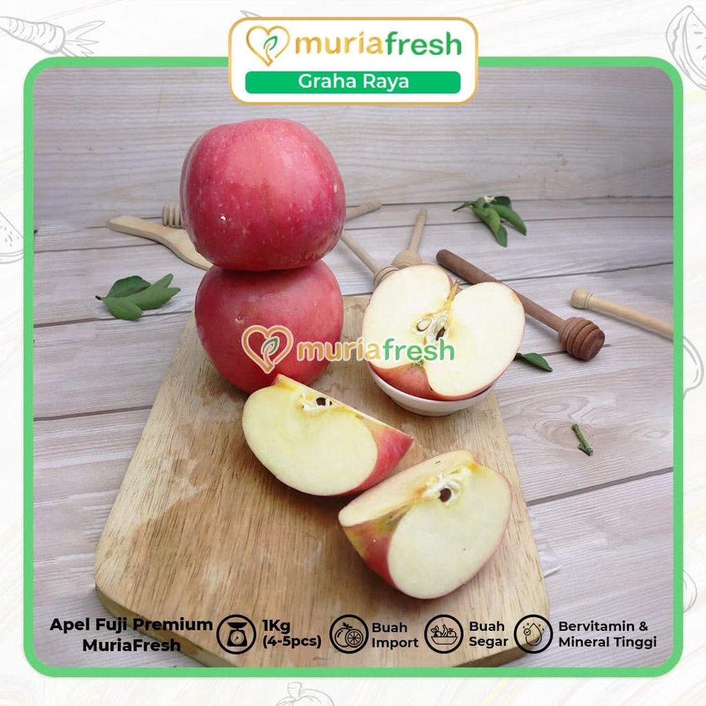 

Apel Fuji MuriaFresh (500-1000 Gram) PREMIUM Grade A | Bergaransi