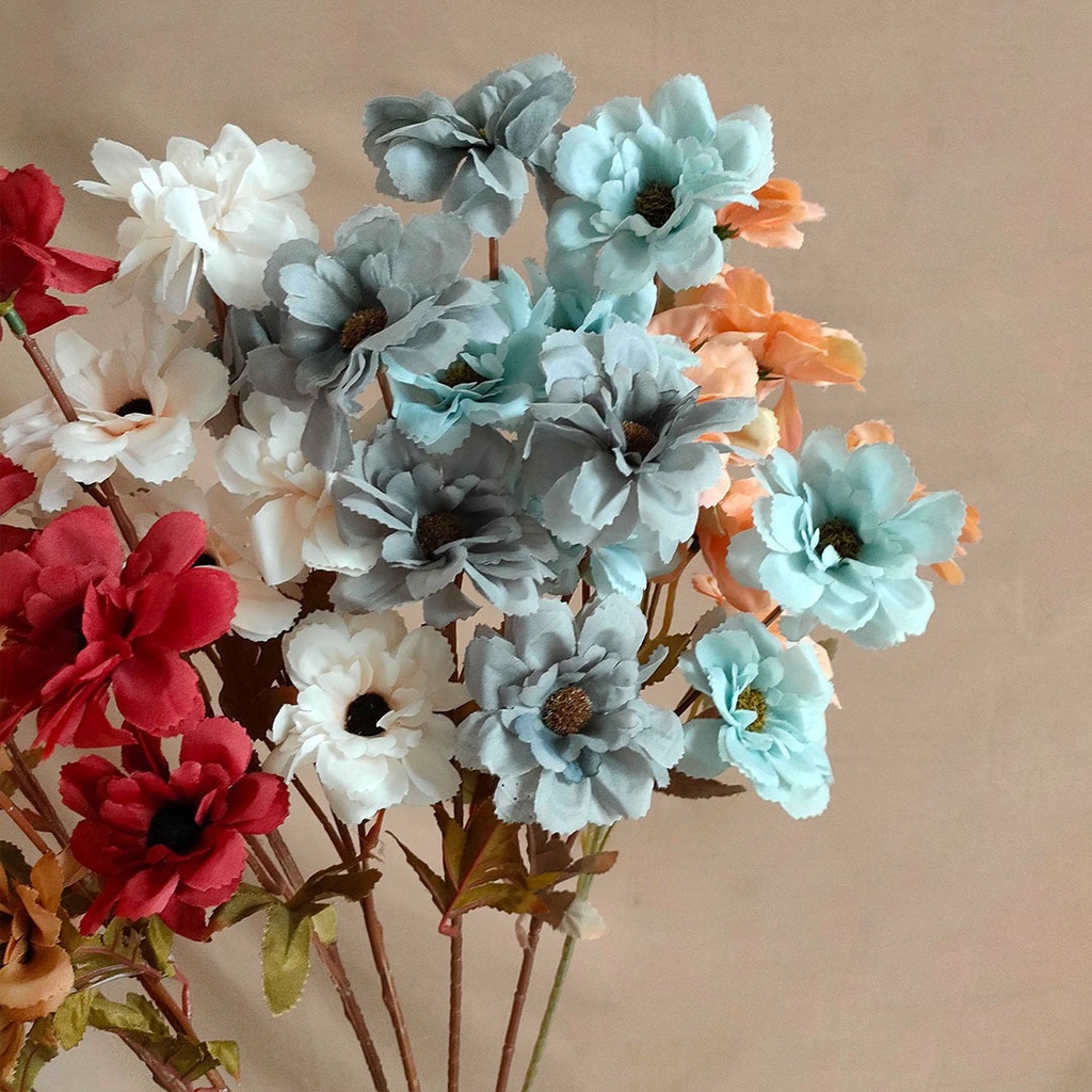 Artificial Flower Butter Daisy Bunga Palsu Plastik Buatan Pajangan Rumah Hiasan Dekorasi