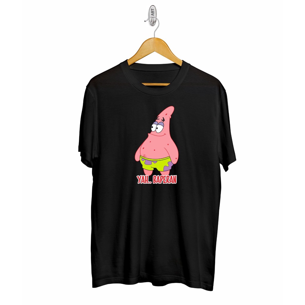 new promo kaos katun / kaos spongebob / kaos patrik / kaos meme  / kaos kata-kata / kaos Patrick Bap