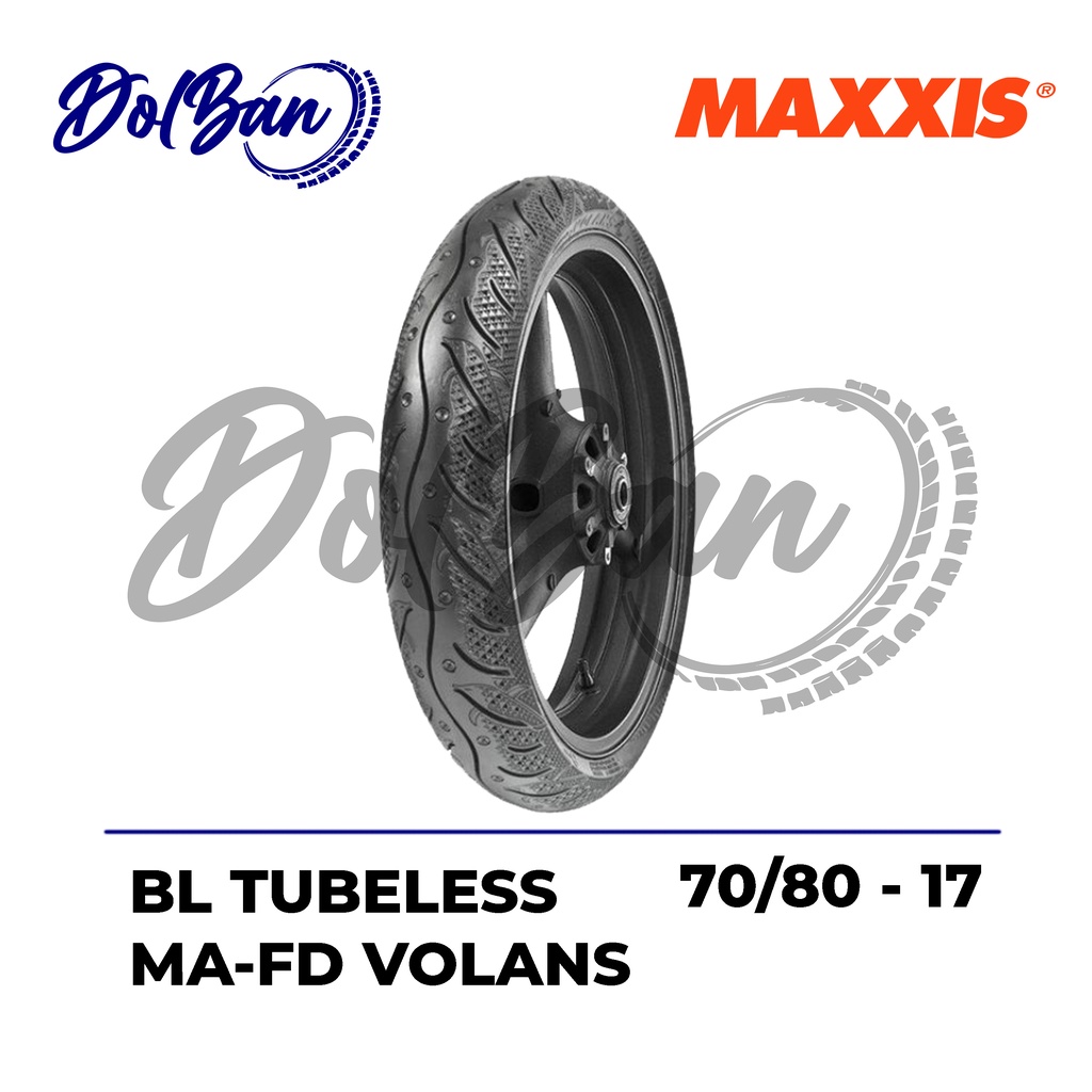 BAN MOTOR MAXXIS 70/80-17 RING 17 MAFD VOLANS TUBELESS