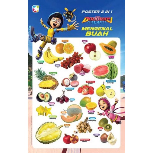

POSTER PENDIDIKAN BUAH & SAYUR