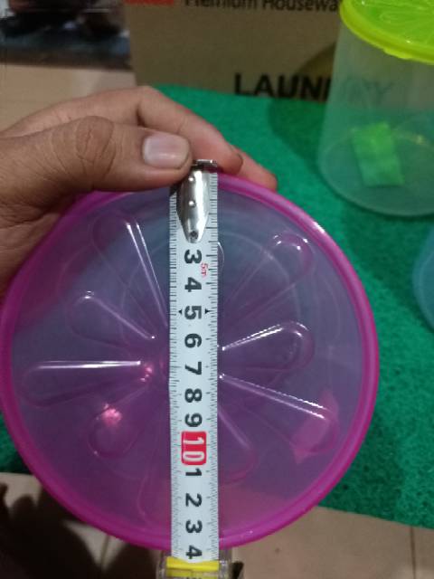 Termurah toples / sealware bulat  1,5 kg KMP mutiara free buble wrap