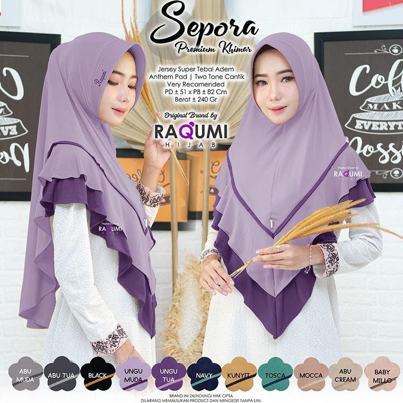 SEPORA Premium KHIMAR ORI RAQUMI-6
