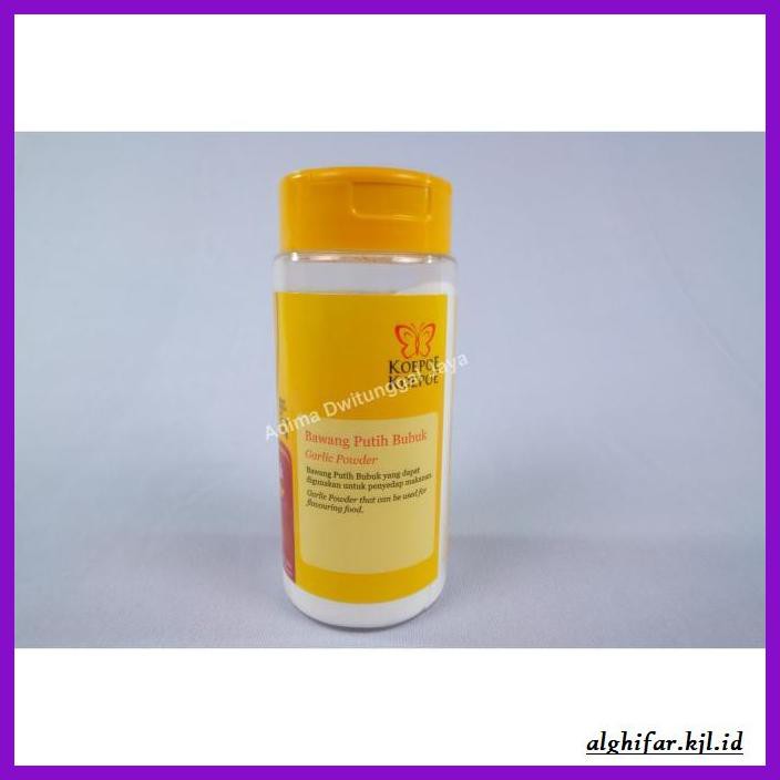 

Redwop-Gnikab- Koepoe Koepoe Bawang Putih Bubuk / Koepoe Koepoe Garlic Powder 130 Gr -Hallall.