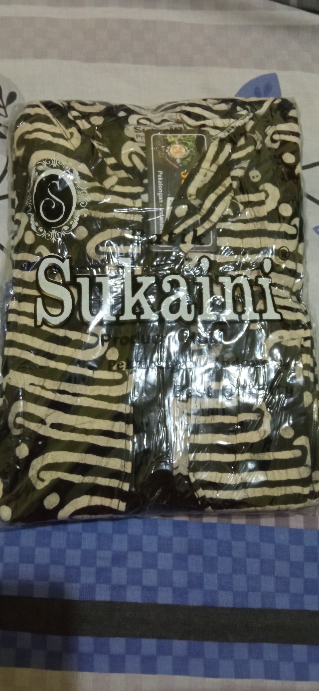 Batik Sukaini Sukaini Batik Gamis Batik Pekalongan Dress Kekinian Gamis Busui Daster Batik