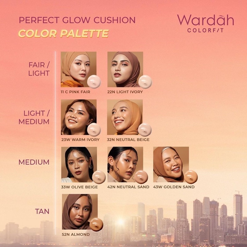 [BISA COD] Wardah Colorfit Glow Cushion SPF 33 PA+++