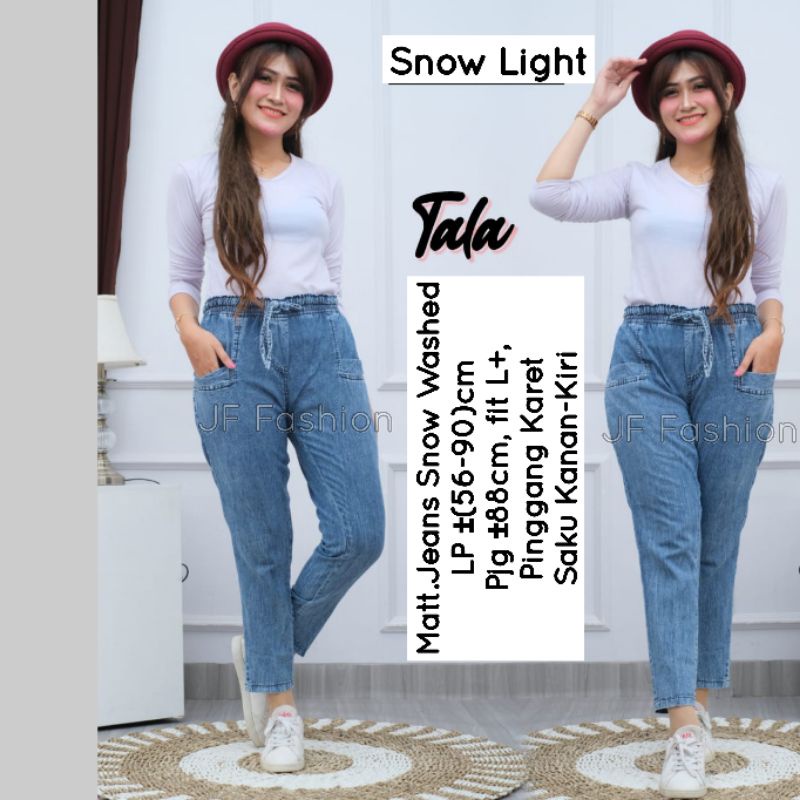 COISS BAGGY Jeans Snow Saku Depan //JF6255