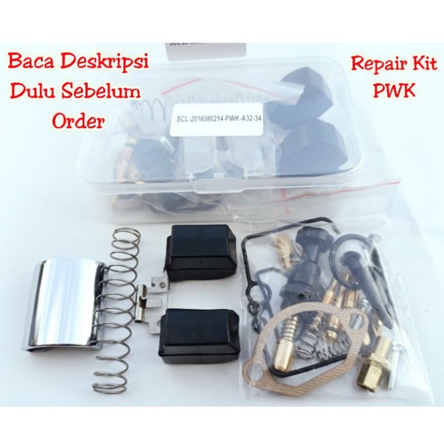 Repair Kit Karburator Pwk 24 26 28 30 32 34 Skep Pelampung Choke PJ MJ Setelan Angin Dll Set