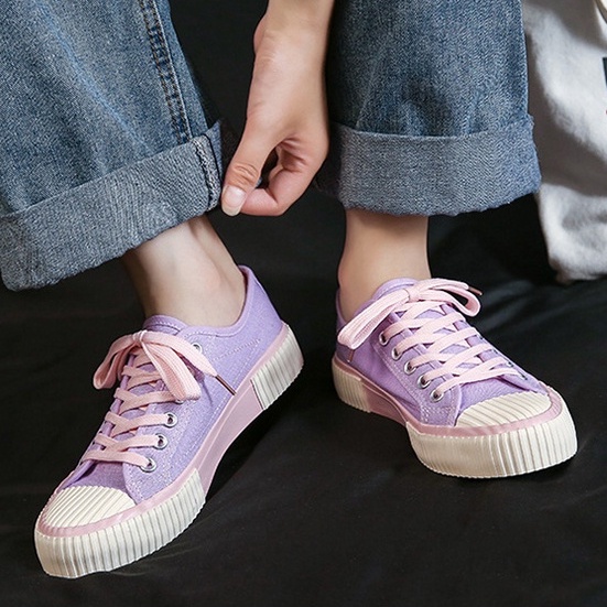 RYS - Curved Delicate Sepatu Sneakers Wanita Fashion Casual - Ori Import