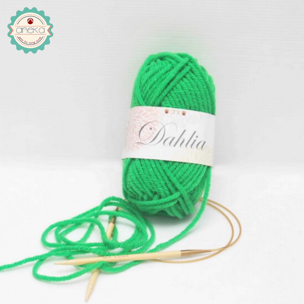 Benang Rajut Karpet Dahlia / Carpet Yarn - 1825 ( Hijau )