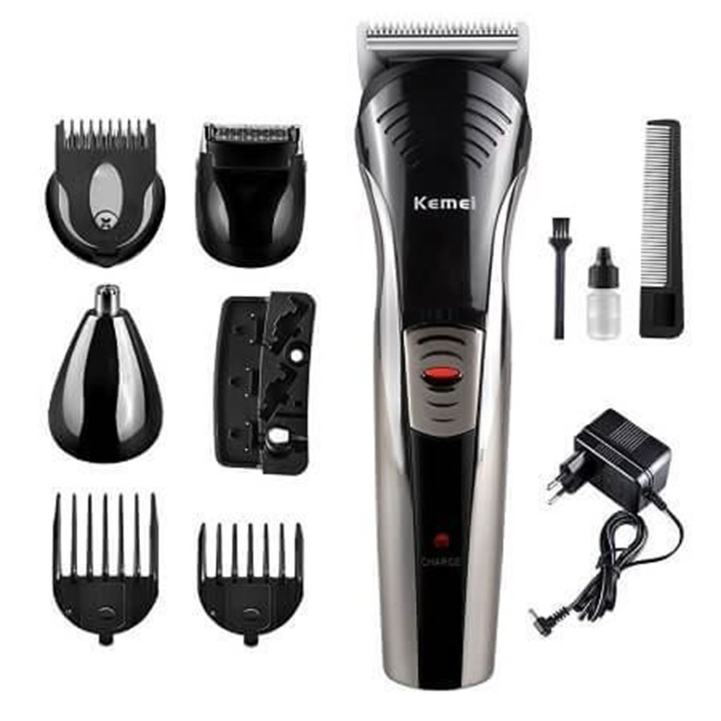 Kemei KM-590A Hair Clipper Trimmer Shaver 7 in1 Alat Cukur Rambut Kumis Jenggot