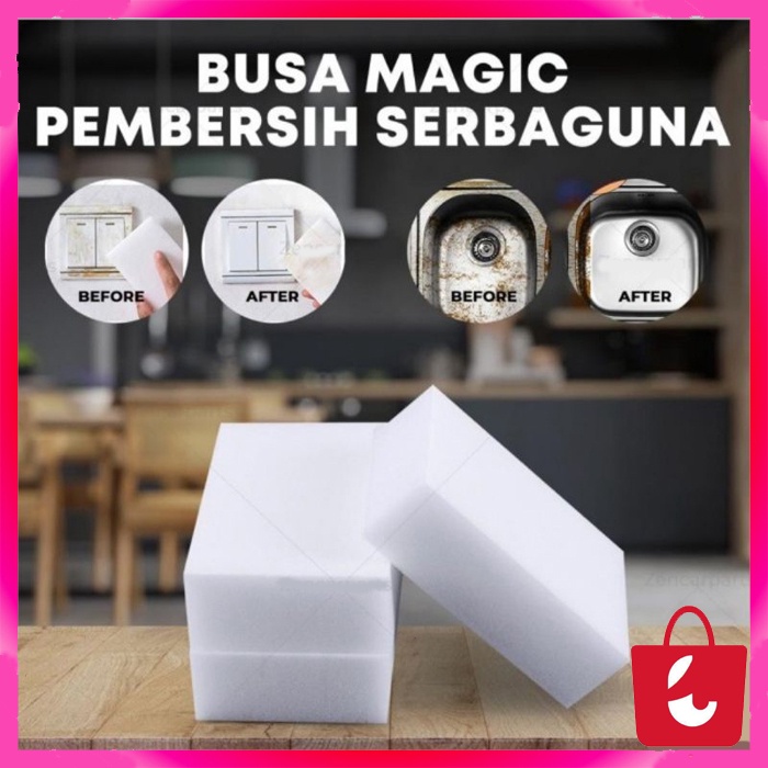 [Bisa COD] Spons Busa Ajaib Magic Sponge Spon Pembersih Serbaguna Nano Spon Erases