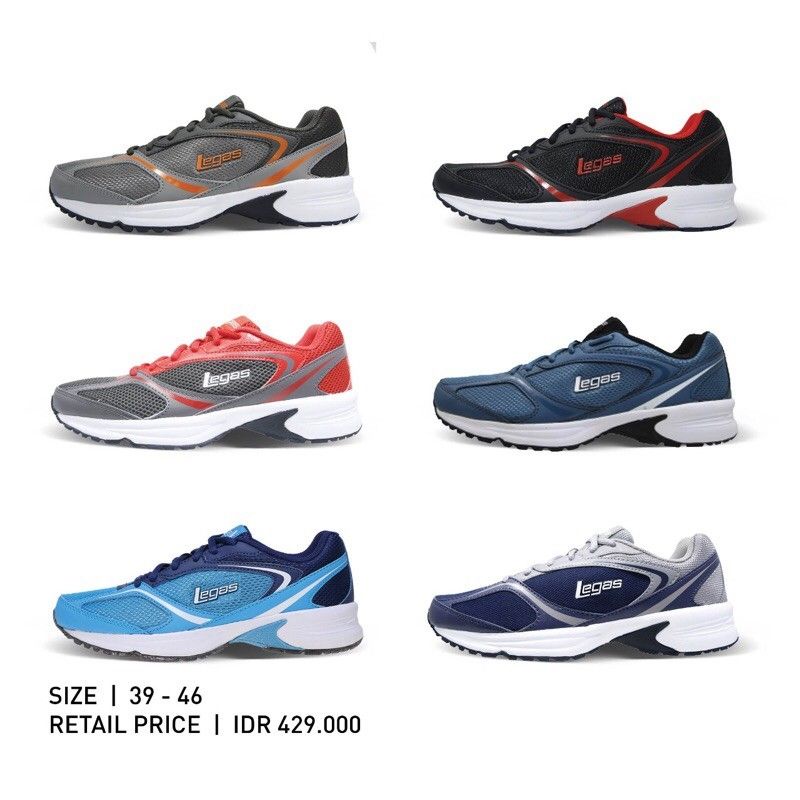SEPATU RUNNING LEAGUE LEGAS | NEPTUNE LA M⁣