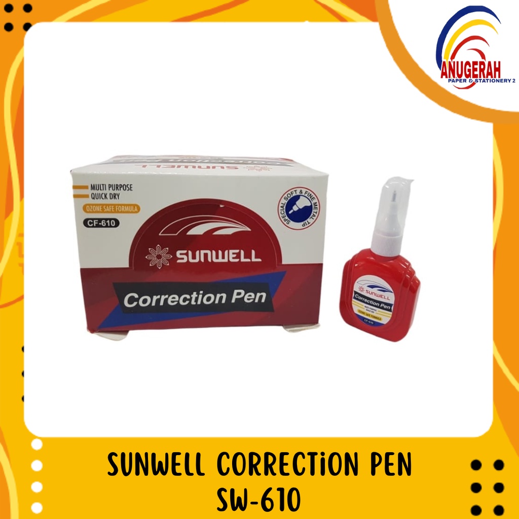 

Tipex / Correction Pen Sunwell SW-610 (PCS)