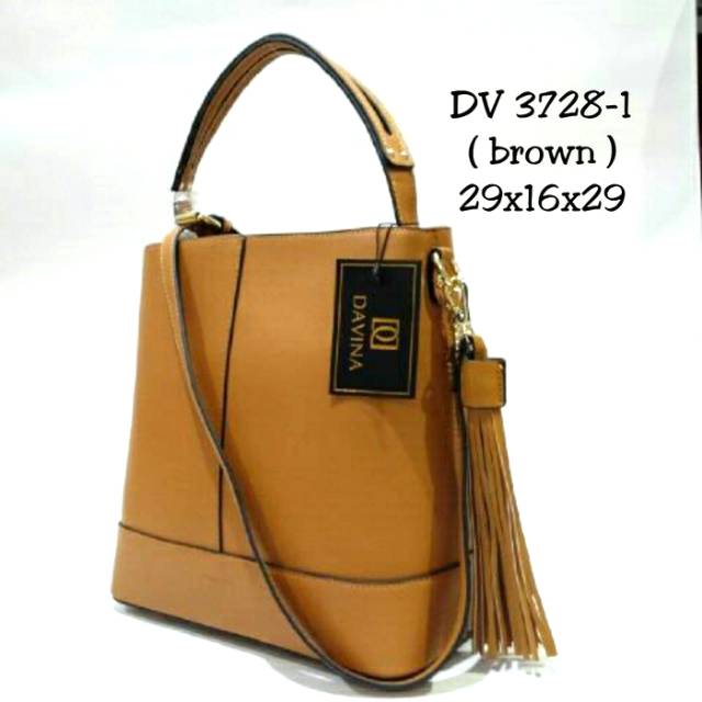 DV 3728-1 DAVINA Woman Bag Tas Wanita Berkualitas Elegan & Impor