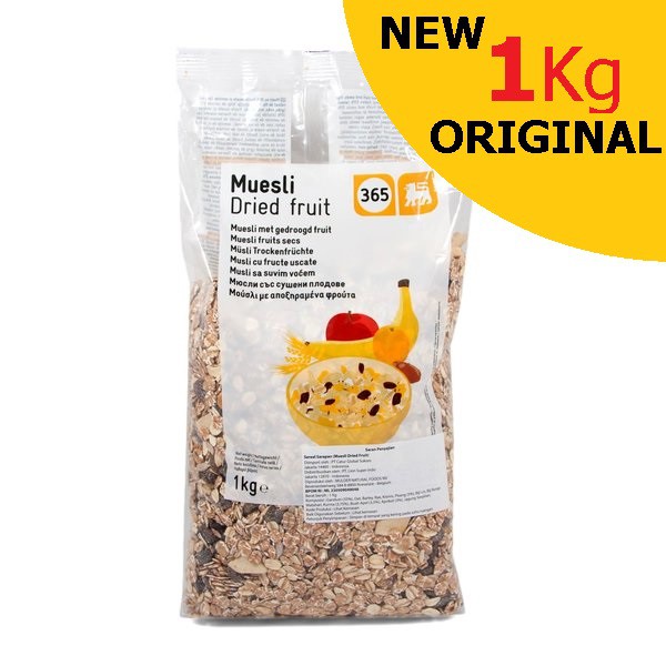 Muesli Sereal Buah Kering Dried Fruit Cereal Super Indo 365 Superindo 1Kg 1  Kg | Shopee Indonesia