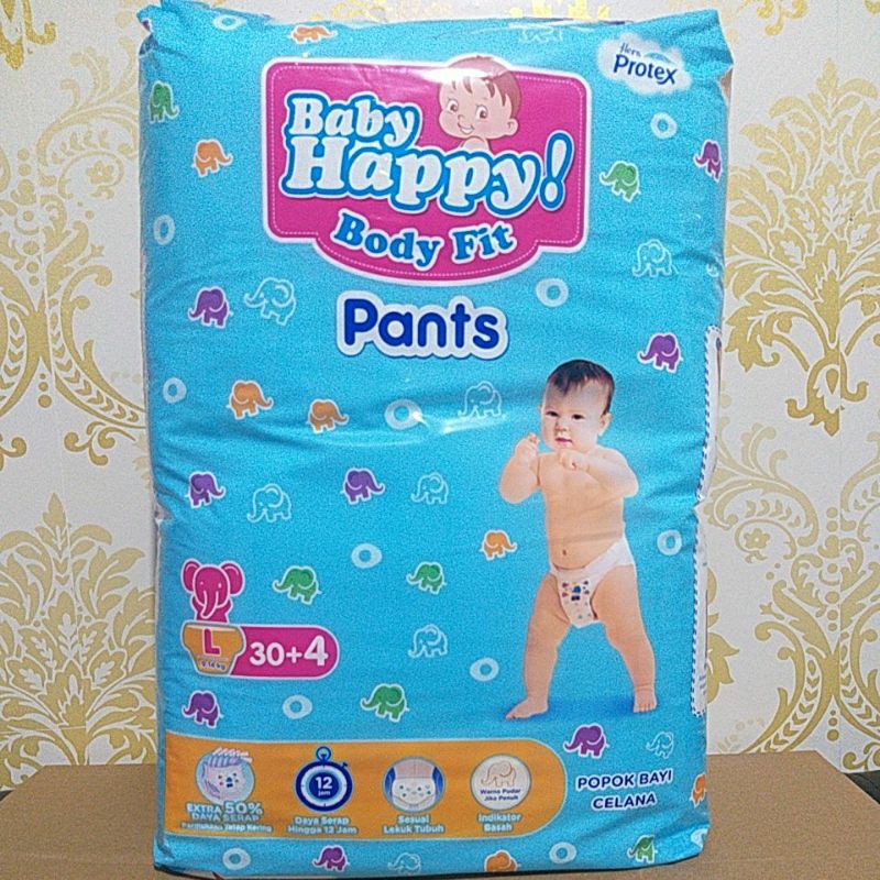 BABY HAPPY PANTS S38+2, M 32,L28,XL26XXL 24