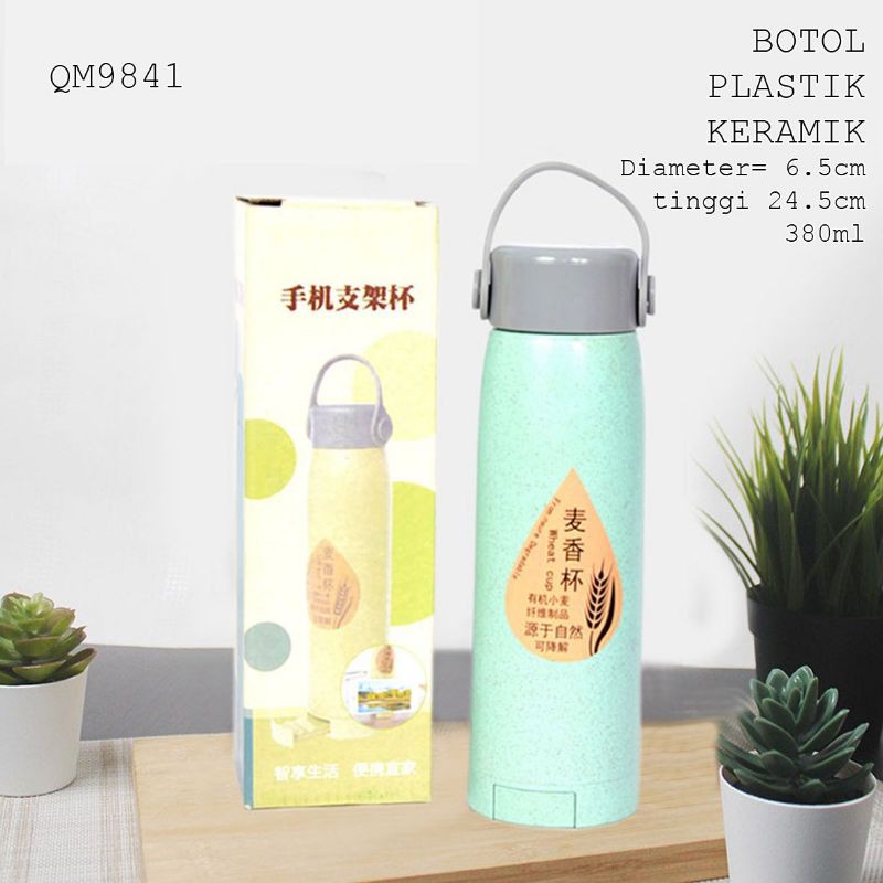 BOTOL MINUM PLASTIK KERAMIK QM8941