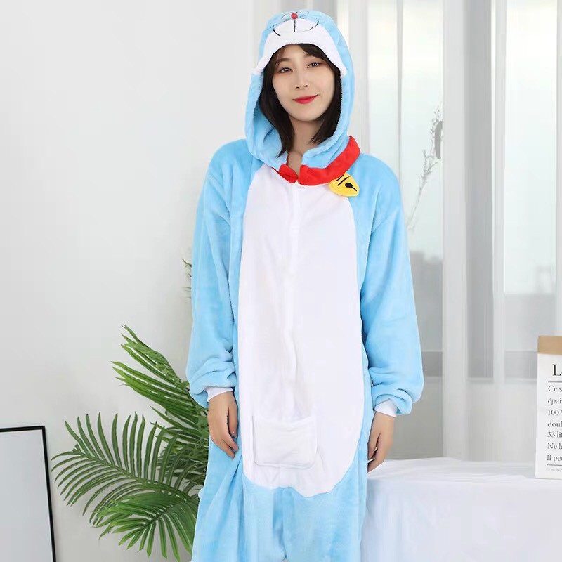 KOSTUM DORAEMON ONESIE PIYAMA COSPLAY BAJU TIDUR