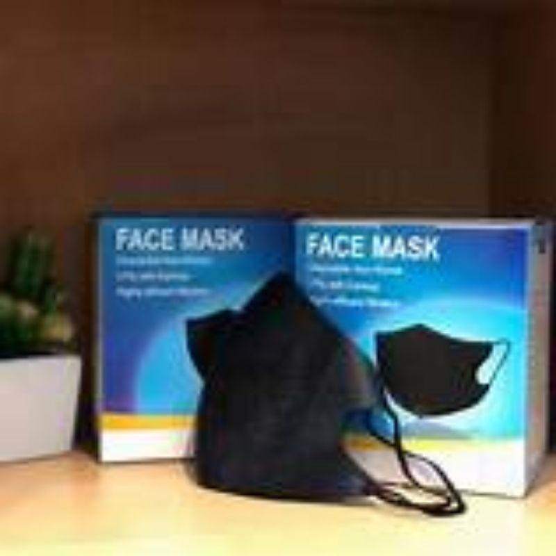 Masker Duckbill 1box 50 pcs / Masker Duckbill Garis 50pcs