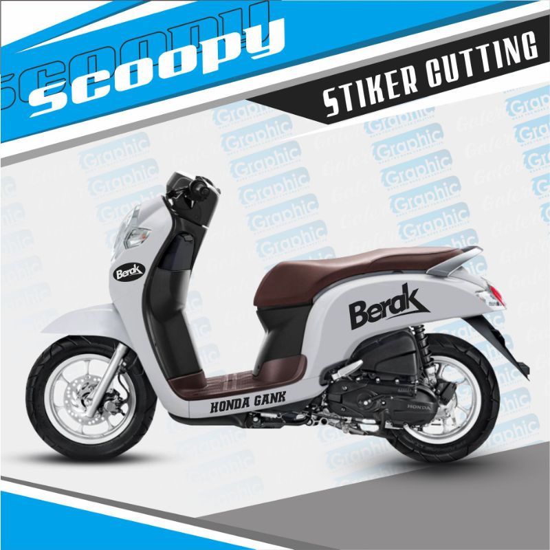new Cutting stiker stiker scoopy 2017-2021 cutting stiker berak