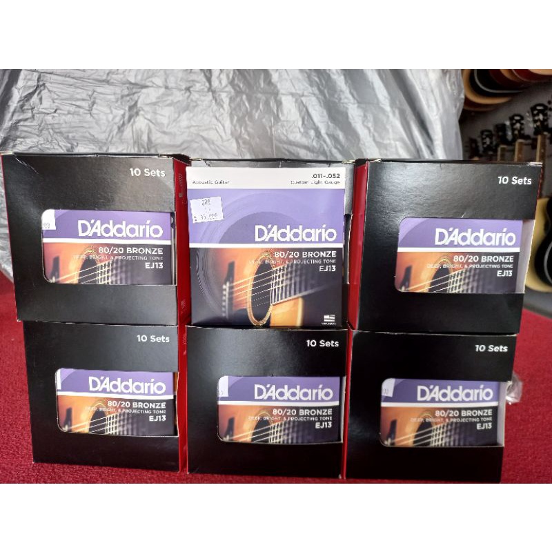 SENAR GITAR DADDARIO AKUSTIK D'ADDARIO EJ 13 ORIGINAL USA UKURAN 0,11 D ADDARIO