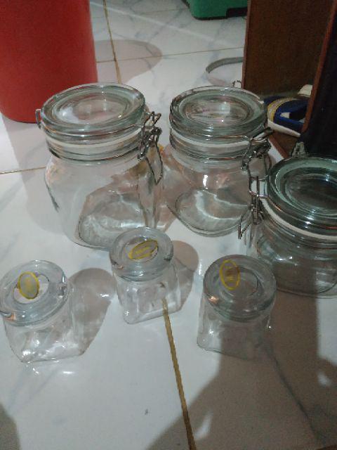 Keke Jar Kaca Mini 150 Ml / Toples Beling Mini Kedap Udara 150 Ml