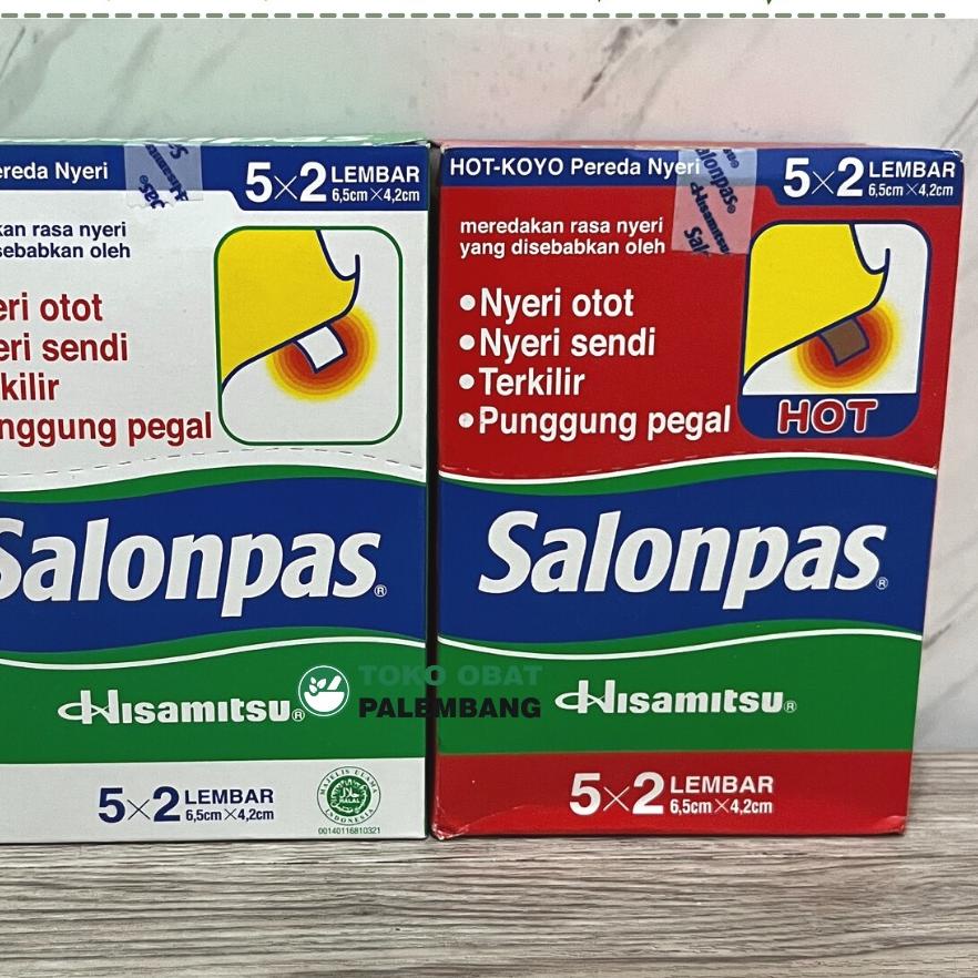1BOX SALONPAS KOYO 10X5X2 LEMBAR BIRU & MERAH KOYO SALONPAS PLASTER HISAMITSU ,,