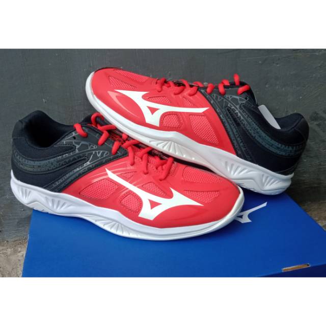 Sepatu Volli Mizuno Thunder Blade2-Tomato/White/Black