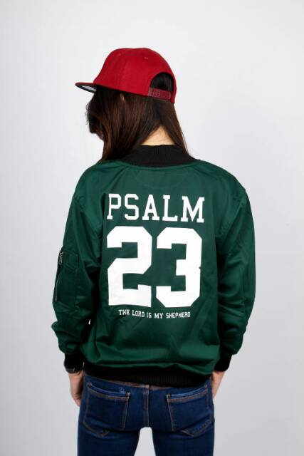 Jaket Bomber Rohani Kristen (kode : Psalm)