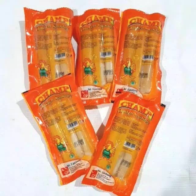 

CHAMP SOSIS AYAM 75 GR ISI 3 / CHICKEN SAUSAGE
