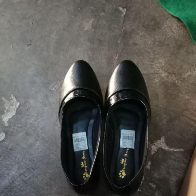 New Arrival!! Sepatu Wanita Jumbo Big Size Kode: Donna Black New Outsole