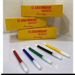 

Spidol snowman pw-1A (12pcs) hitam/biru/merah/hijau