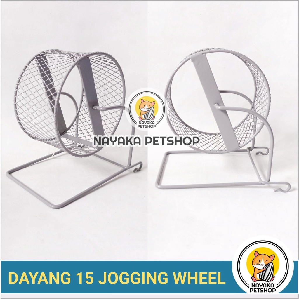 Dayang 15 Kincir Hamster Jogging Wheel Roda Putar Tupai Mainan Rolling Hewan